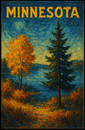 Minnesota Autumn Landscape Poster