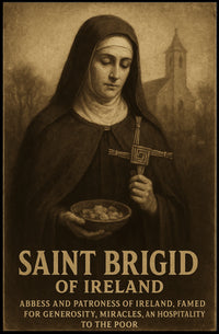Saint Brigid Of Ireland Poster