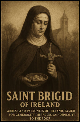 Saint Brigid Of Ireland Poster