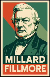 Millard Fillmore Vintage History Buff Poster