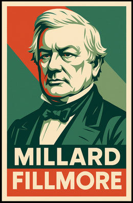 Millard Fillmore Vintage History Buff Poster