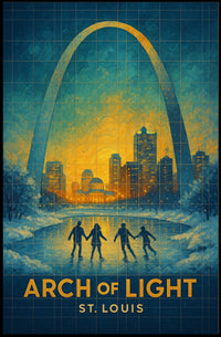 Arch Of Light St. Louis Poster
