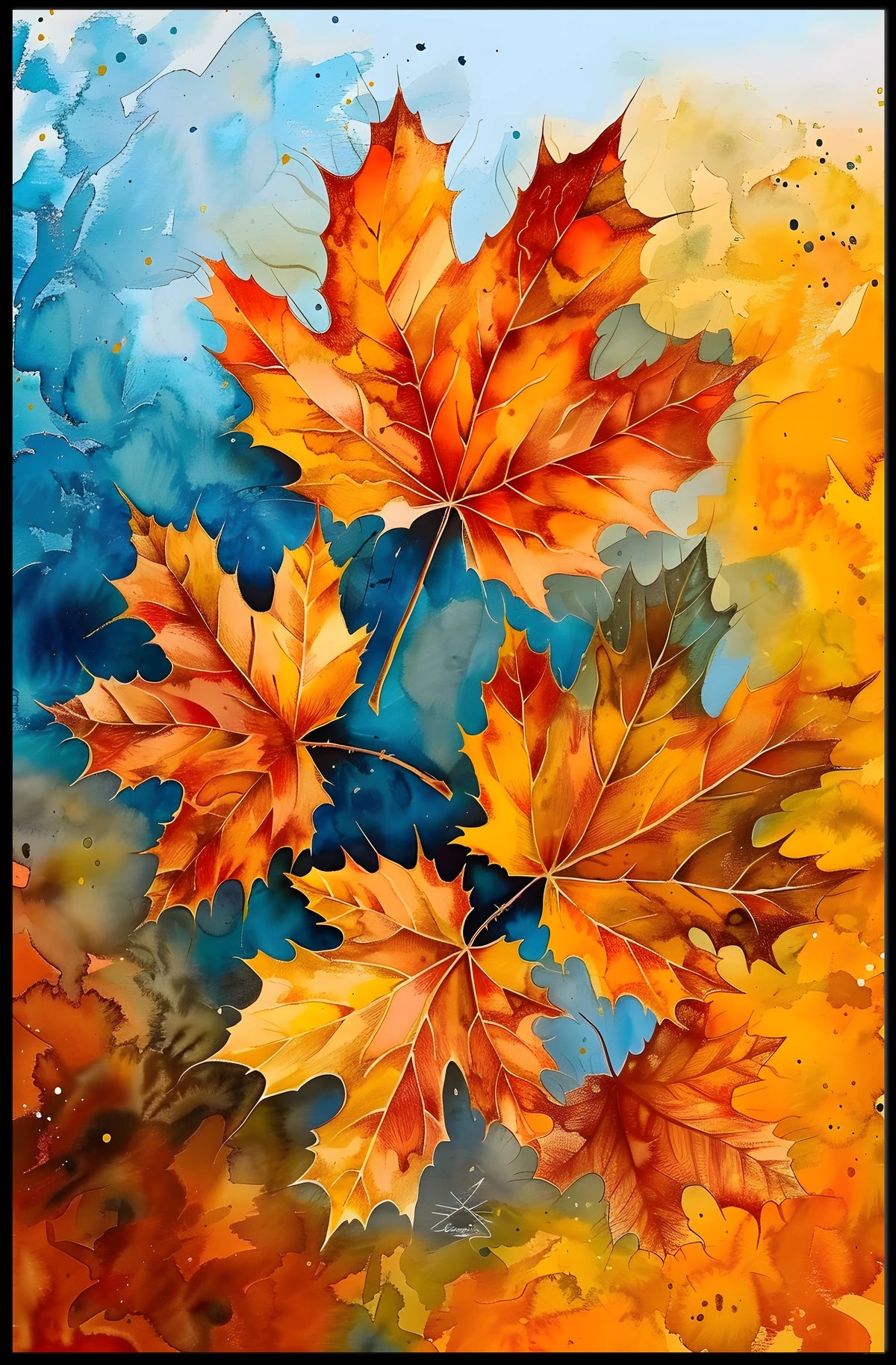 Autumn Leaves Poster