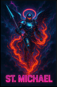 St. Michael The Celestial Warrior Poster