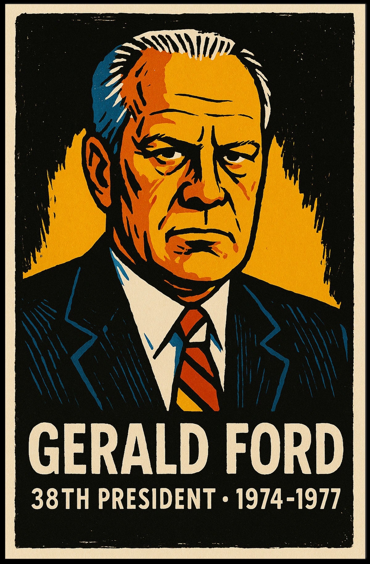 Gerald Ford 38th President Poster