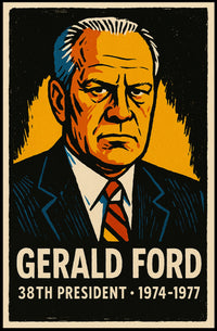 Gerald Ford 38th President Poster