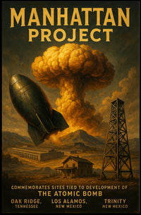 Manhattan Project Commemoration Poster