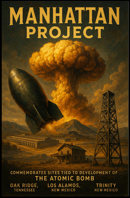 Manhattan Project Commemoration Poster