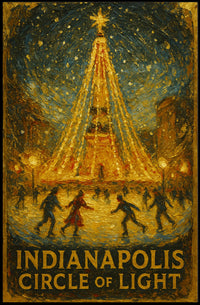 Indianapolis Circle Of Light Poster