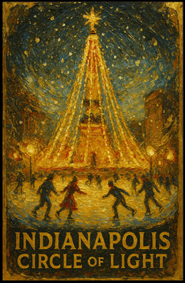 Indianapolis Circle Of Light Poster