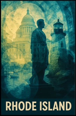 Rhode Island Landmarks Poster
