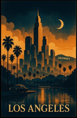 Los Angeles Nightscape Poster