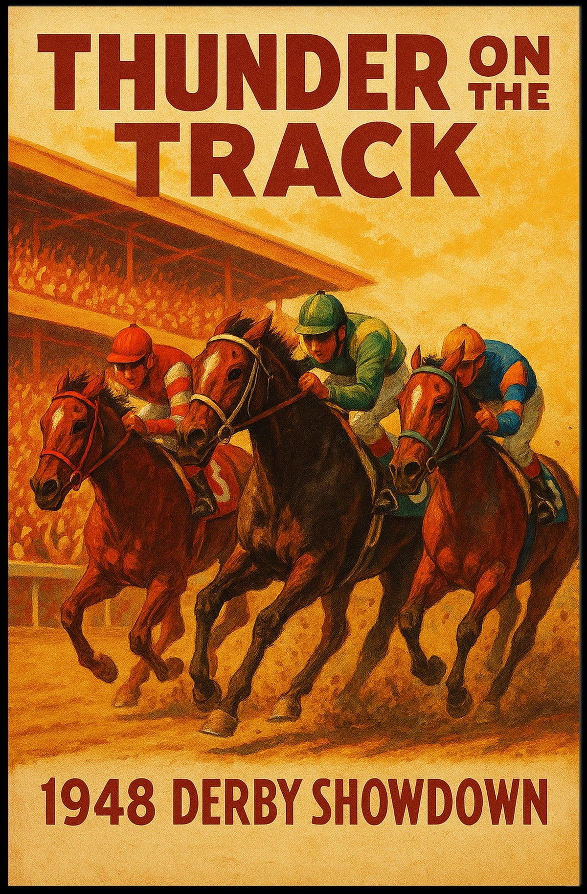 Thunder On The Track Poster
