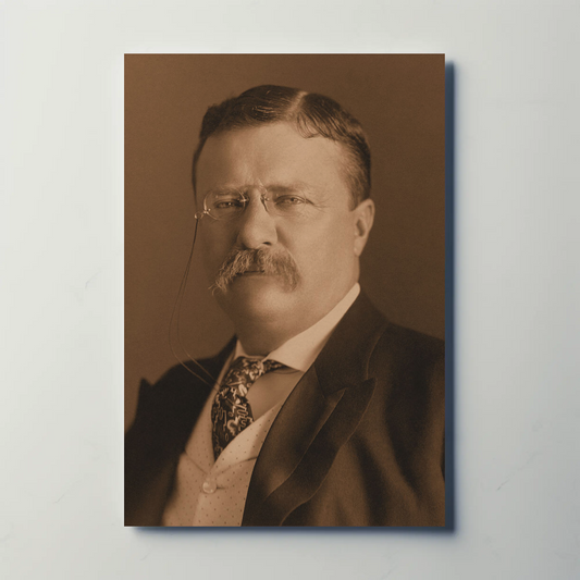 Theodore Roosevelt 26th President Sepia Photo