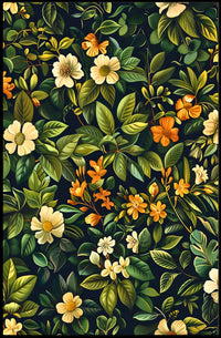 Vibrant Floral Tapestry William Morris Art Poster