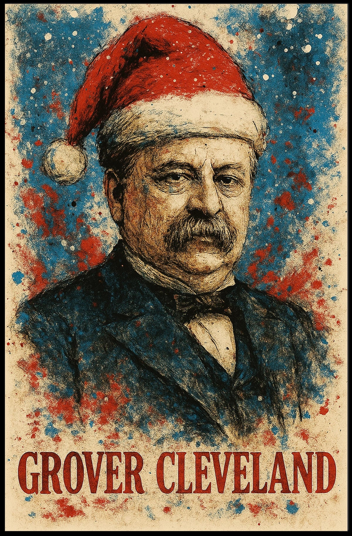 Grover Cleveland 24th President of the United States Christmas SeriesPoster