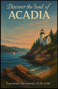 Discover the Soul of Acadia Poster