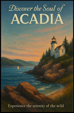 Discover the Soul of Acadia Poster