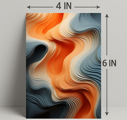 Fluid Waves Of Color Poster PosterGoat