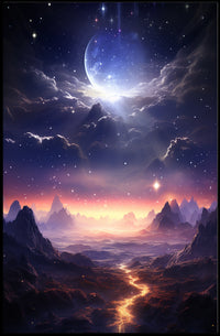 Celestial Landscape Poster