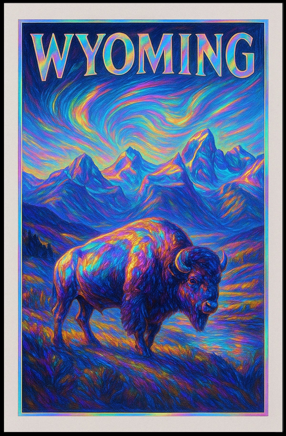 Wyoming Wilderness Poster