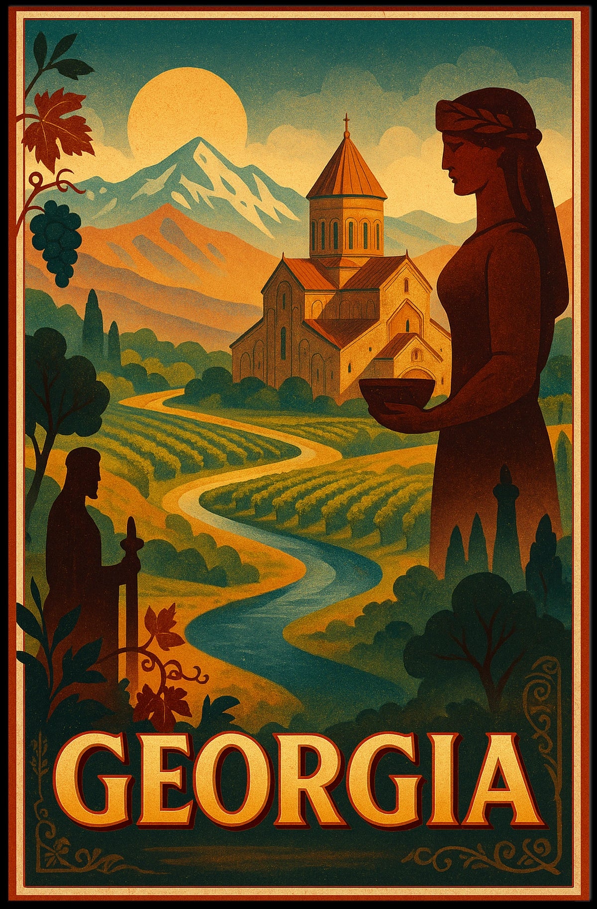 Discover Georgia Poster