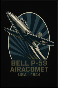 Bell P-59 Airacomet USA 1944 Poster