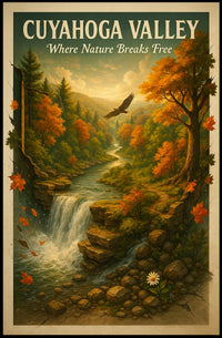 Cuyahoga Valley Where Nature Breaks Free Poster