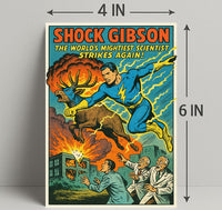 Shock Gibson The Worlds Mightiest Scientist Poster PosterGoat