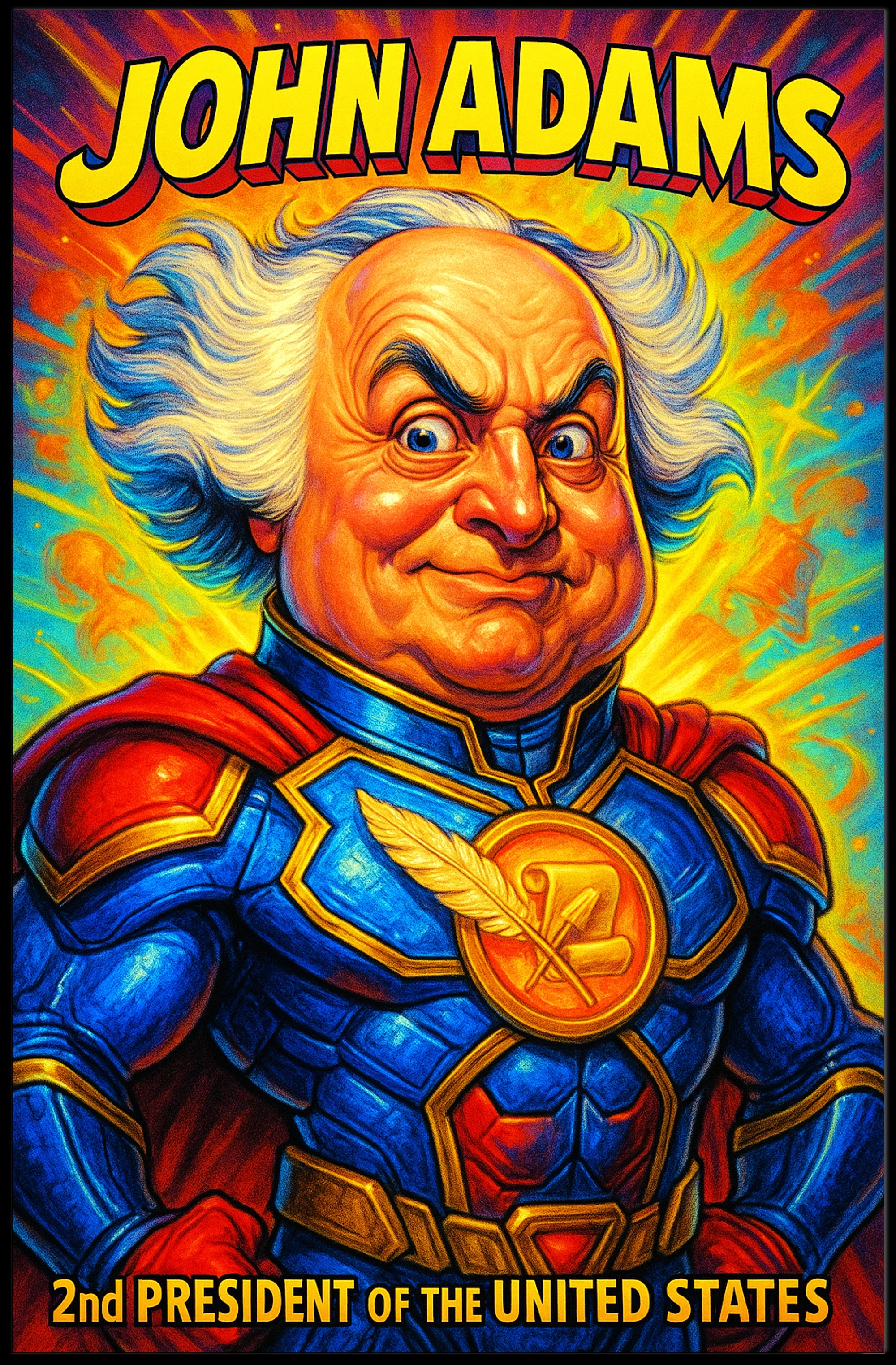John Adams 2nd President Poster PosterGoat