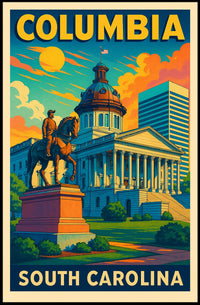 Columbia, South Carolina Poster