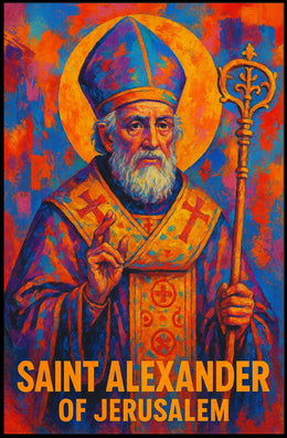 Saint Alexander Of Jerusalem Poster