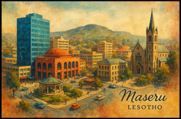 Maseru, Lesotho Poster