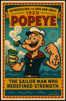 Popeye 1929 Art Poster POP-98