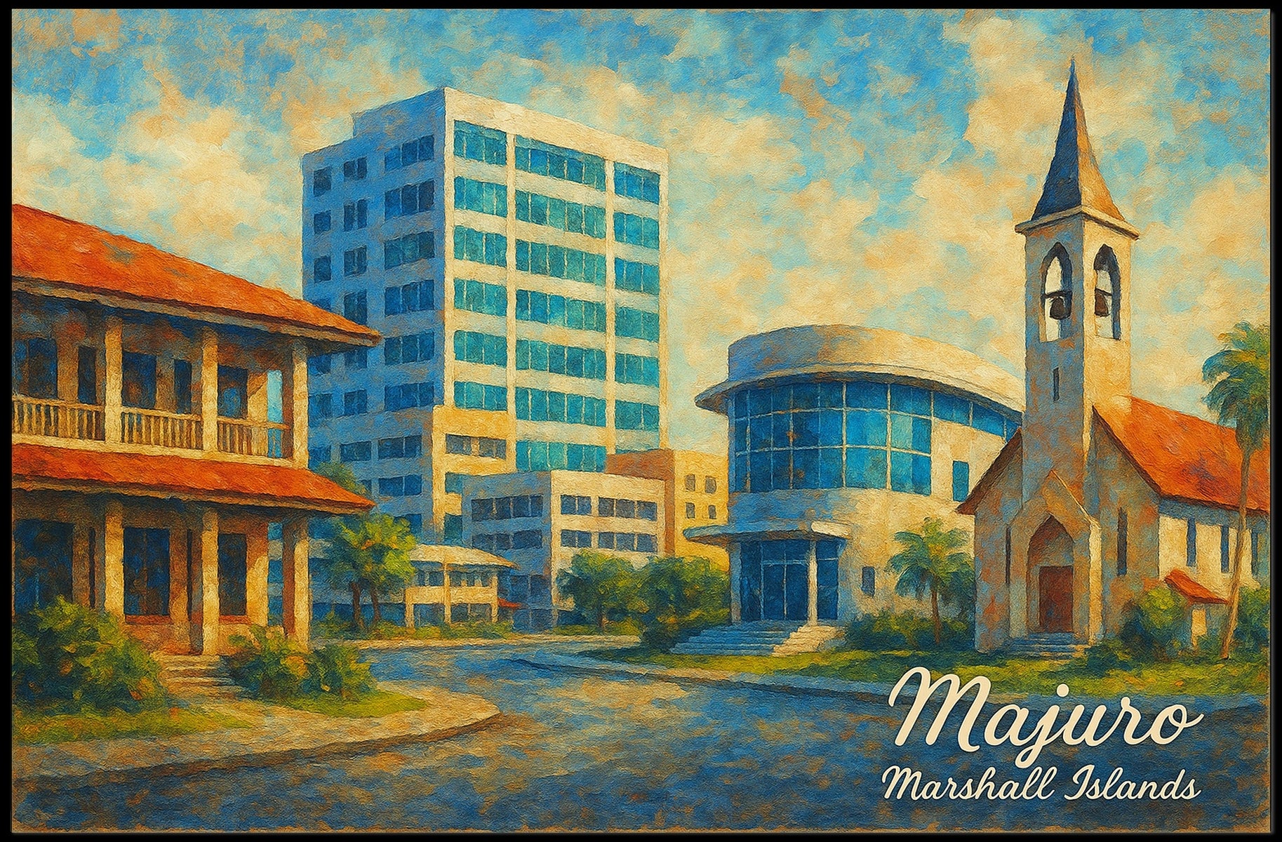 Majuro Marshall Islands Poster