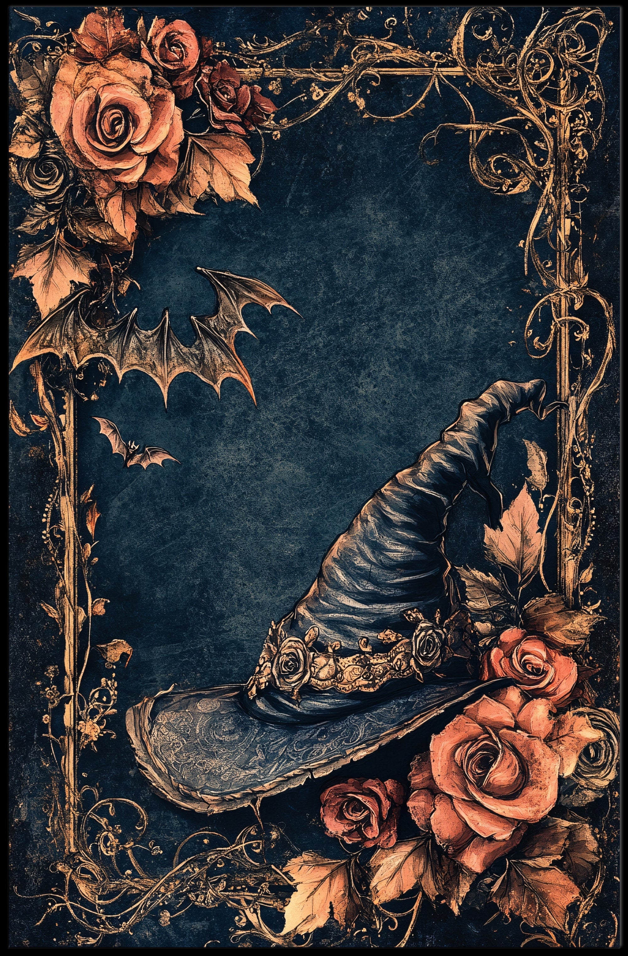 Enchanted Autumn Night Poster