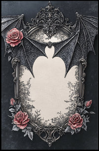 Gothic Elegance Frame Poster