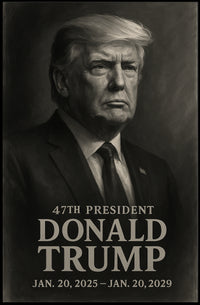 Donald Trump 47Th President Iconic Scenic Portrait Art Patriotic Decor Lovers Wanderlust Spirit Poster