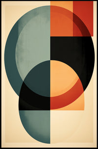 Abstract Geometric Harmony Abstract Poster