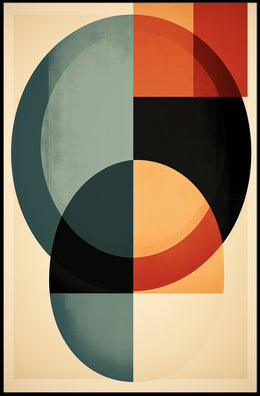 Abstract Geometric Harmony Abstract Poster
