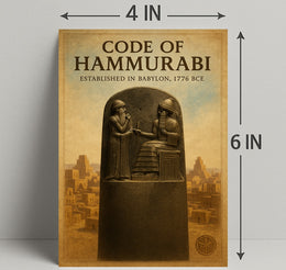 Code of Hammurabi Wall Art Print Decor PosterGoat
