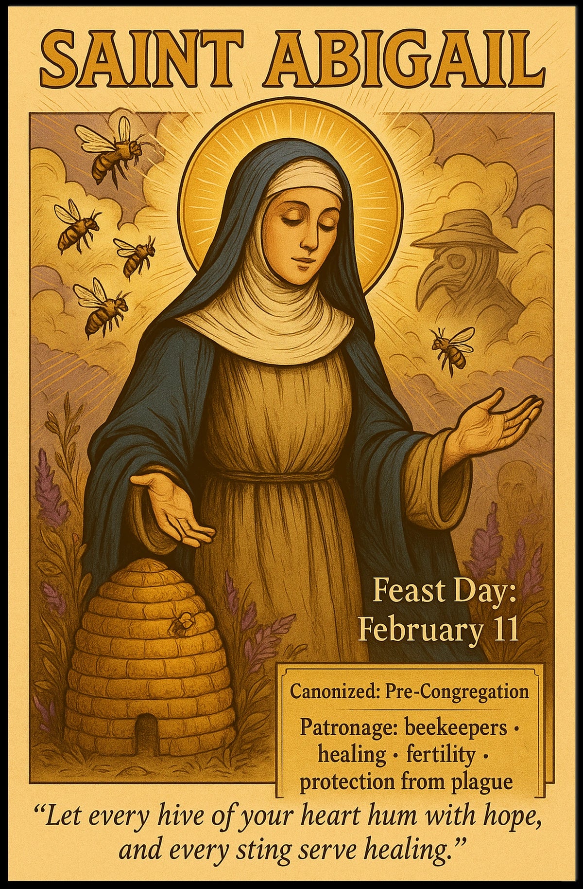 Saint Abigail Poster