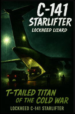 Lockheed C-141 Starlifter T-Tailed Titan Poster PosterGoat