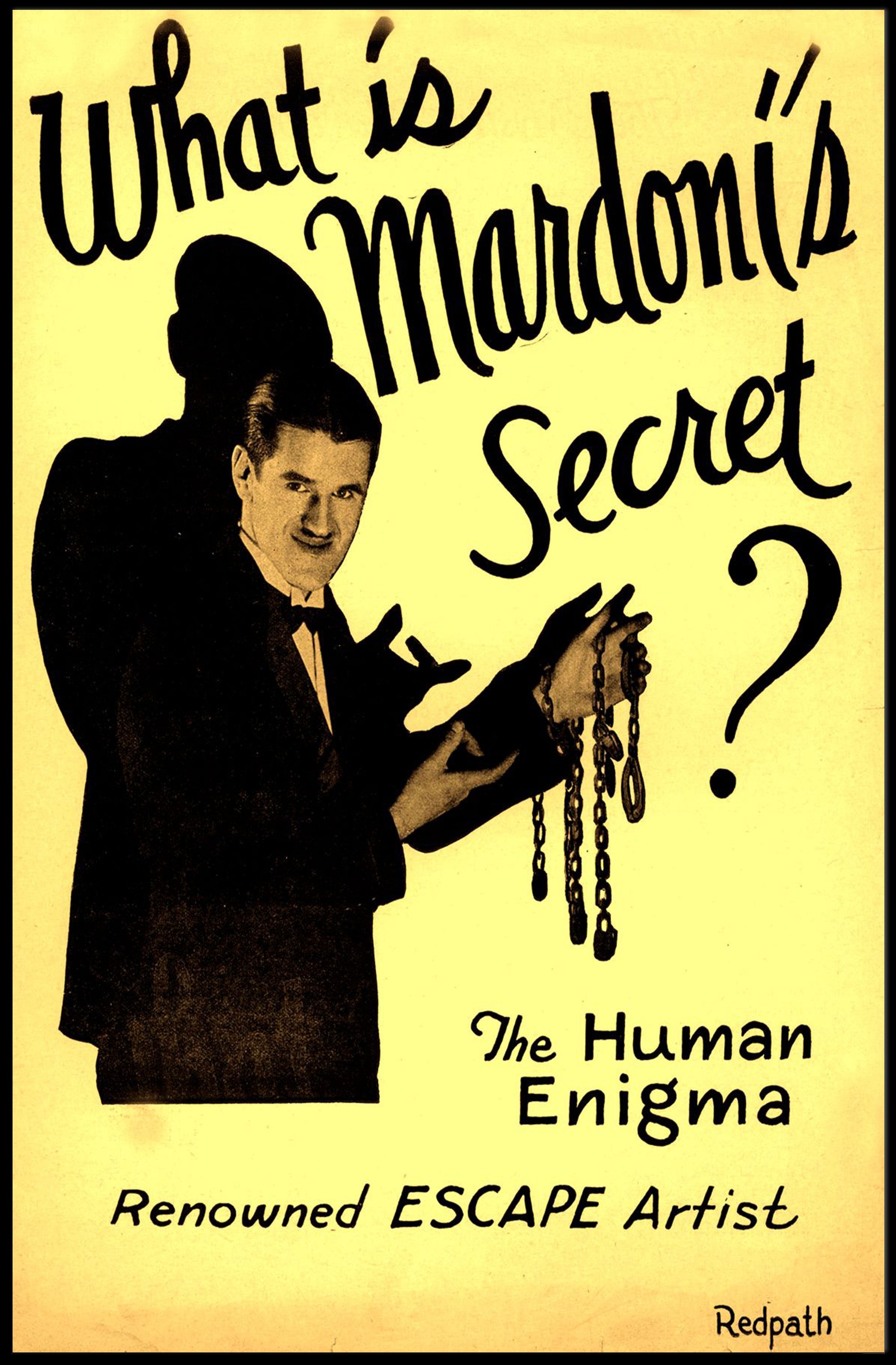 Mardoni's Magical Escape Vintage Artistic Pop Culture Poster
