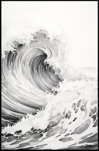 The Power Of Waves Poster