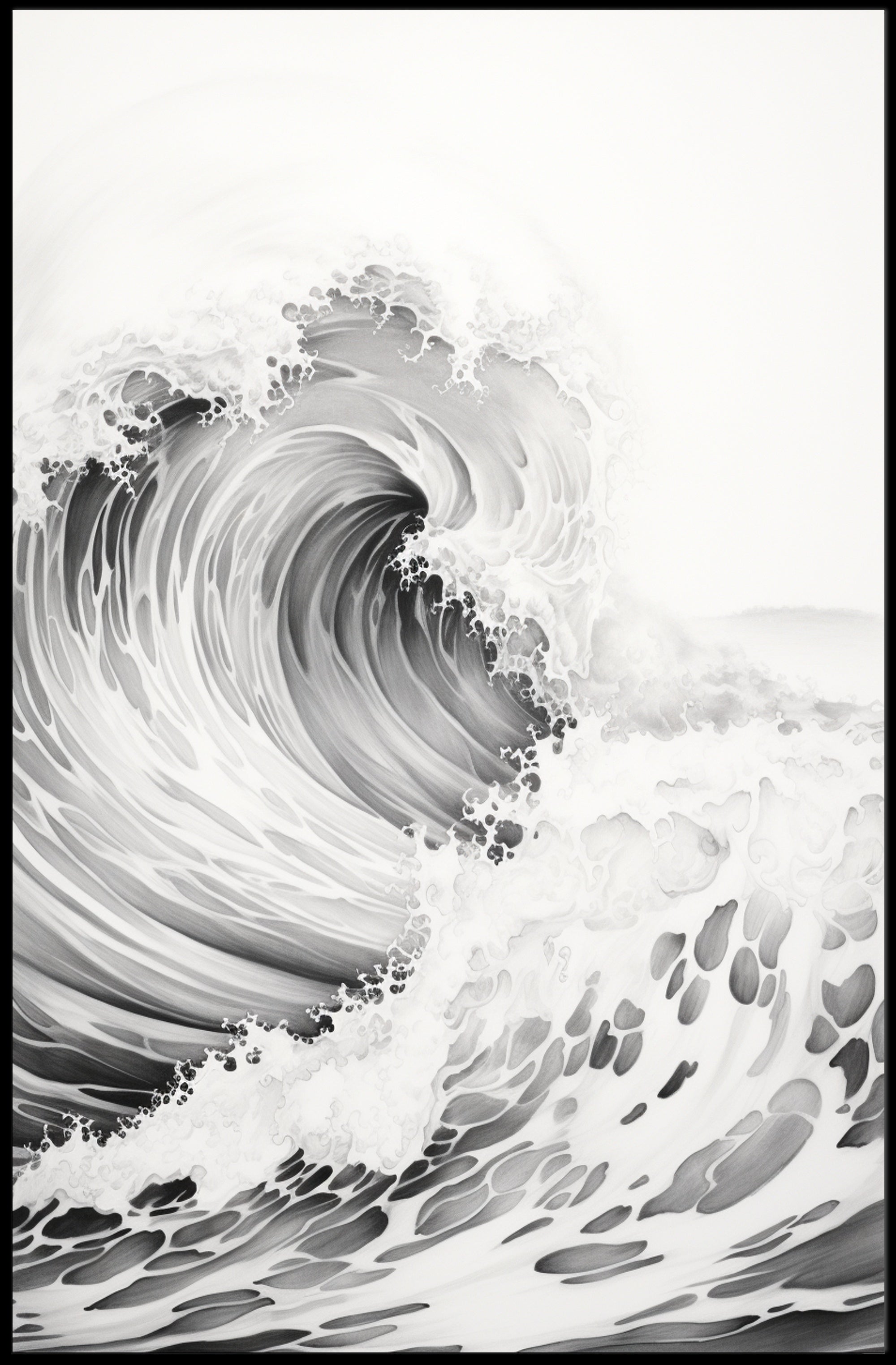 The Power Of Waves Poster