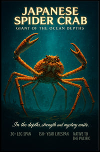 Japanese Spider Crab Giant of the Ocean Depths Poster