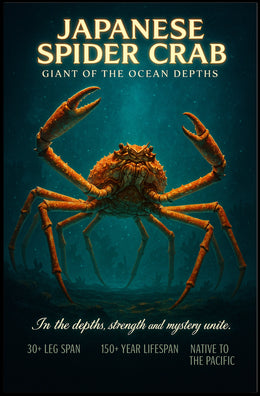 Japanese Spider Crab Giant of the Ocean Depths Poster