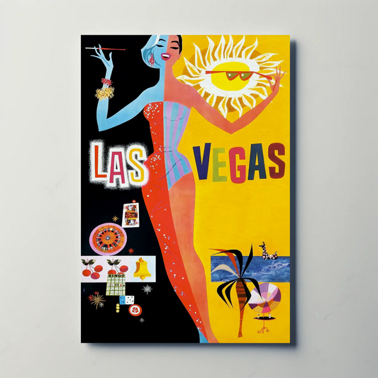 Las Vegas TWA Travel Poster