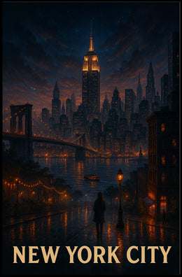 New York City Skyline Poster